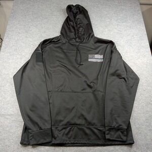 Rothco Hoodie Mens 3XL Black Thin Blue Line Flag Fleece Pullover Sweatshirt